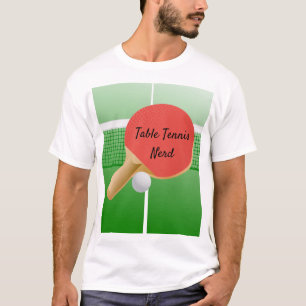 Camiseta Design do pino Mesa de Tênis do pino
