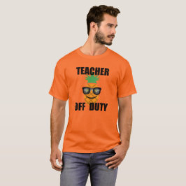 Camiseta Design do professor de serviço - Camisa-T básica d