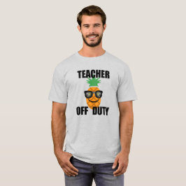 Camiseta Design do professor de serviço - Camisa-T básica d