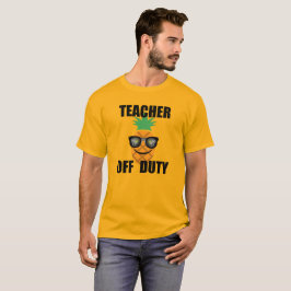 Camiseta Design do professor de serviço - Camisa-T básica d