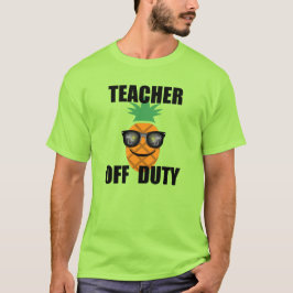 Camiseta Design do professor de serviço - Camisa-T básica d