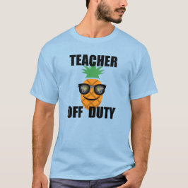 Camiseta Design do professor de serviço - Camisa-T básica d