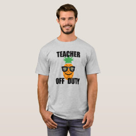 Camiseta Design do professor de serviço - Camisa-T básica d