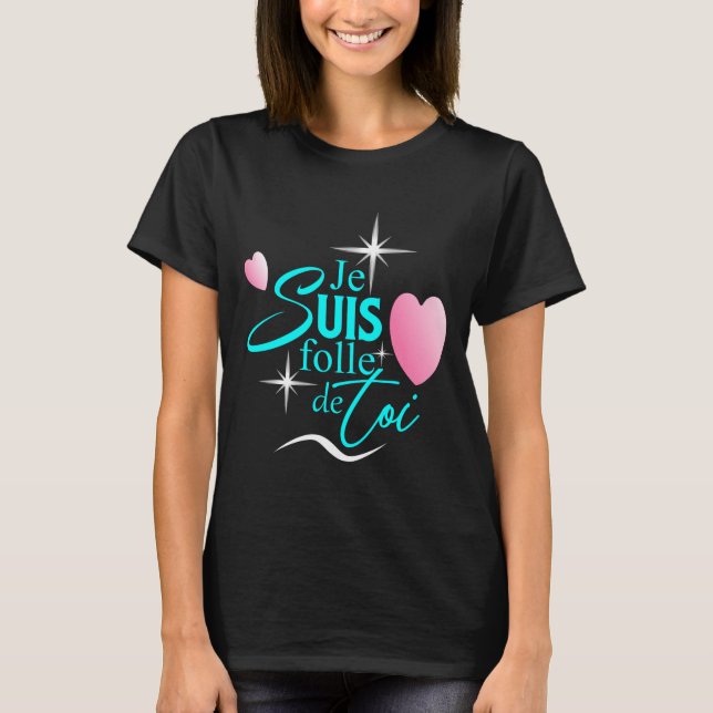 Camiseta Design do romântico francês (Frente)