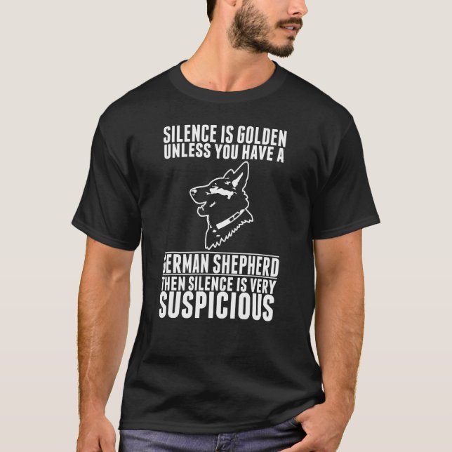 Camiseta Design do Roupa do german shepherd (Frente)