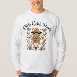 Camiseta Design do Sapo Observador de Pássaros