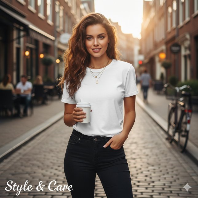 Camiseta Design do seu sonho - Expressão criativa feminina (Design Your Dream Tee –Women's Creative Expression)