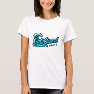 Camiseta Design do Sol Kissed & Salty Seaside