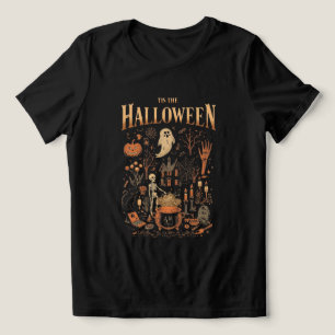 Camiseta Design do Spookeen Vintage - Fantasma, Abóbora