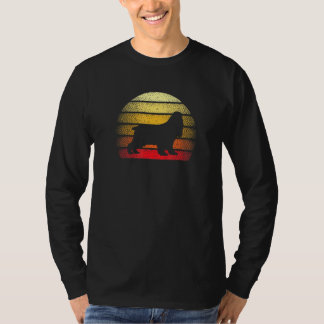 Camiseta Design do Tema do Cachorro Paniel do Cocker Sunset