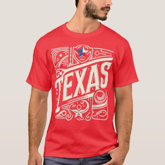 Camiseta Design do Texas Vintage
