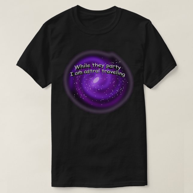 Camiseta Design do Universo de Projeção Astral (Frente do Design)
