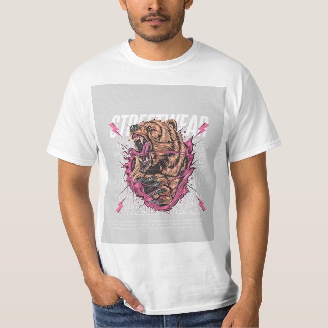 Camiseta Design do urso-cirúrgico (Frente)