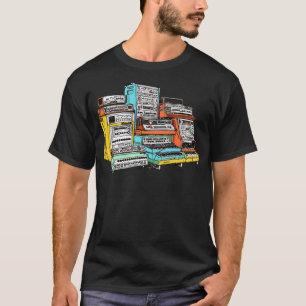 Camiseta Design do ventilador estético do sintetizador modu