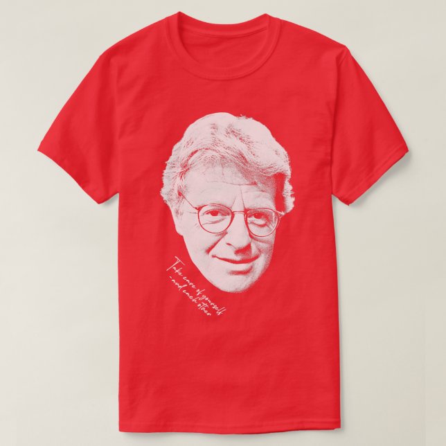 Camiseta Design do ventilador retro Jerry Springer (Frente do Design)