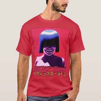 Camiseta Design do Ventilador Retroativo Estético Gêmeo Aph