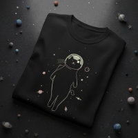 Design do Viajante Cósmico do Gato – Astronauta Ga