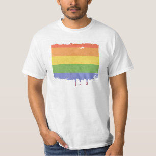 CAMISETA DESIGN DO VINTAGE DO ORGULHO GAY