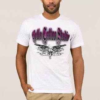 Camiseta Design dos homens do estúdio do tatuagem de Bella