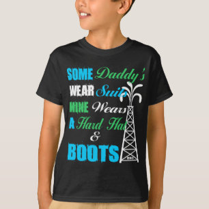 Camiseta Design dos meninos do desgaste de algum pai