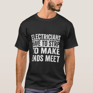 Camiseta Design Elétrico Engraçado Para Elétrico Legal