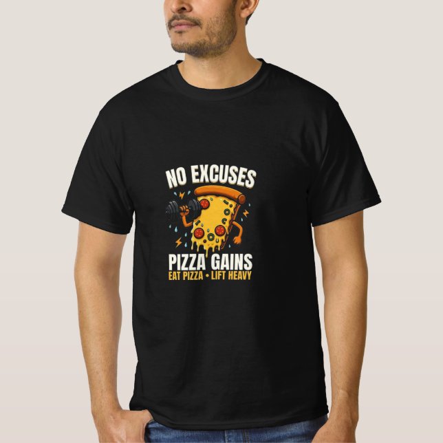 Camiseta Design engraçado de academia  (Frente)