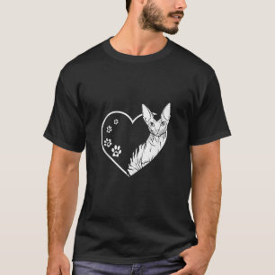 Camiseta Design engraçado de gato duende Devon Rex para ama
