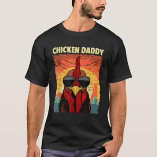 Camiseta Design Engraçado De Pai De Frango Para Pais