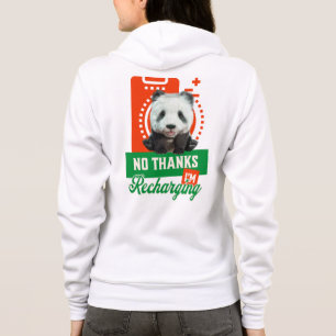 Camiseta Design Engraçado de Recarga de Bateria de Introver