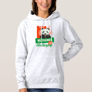 Camiseta Design Engraçado de Recarga de Bateria de Introver