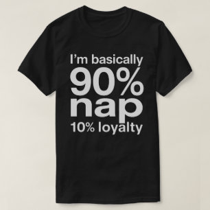 Camiseta Design Engraçado e Sarcástico para Cães Preguiçoso
