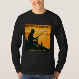 Camiseta Design engraçado para pavimentação de pesca