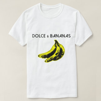 Camiseta Design Engraçado Paródia Dolce e Bananas