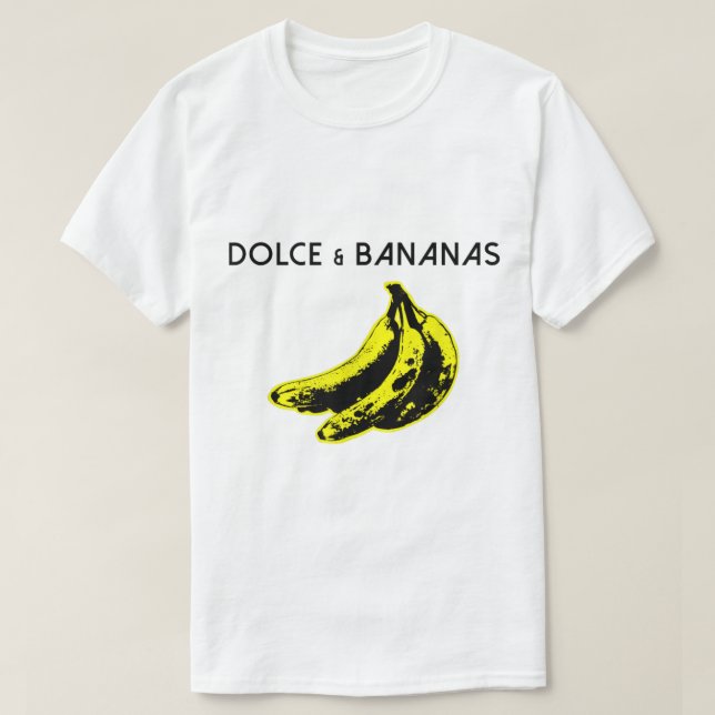 Camiseta Design Engraçado Paródia Dolce e Bananas (Frente do Design)