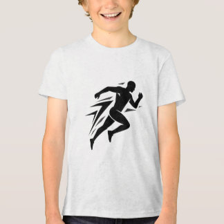 Camiseta Design Esportivo Atlético Silhueta do Corredor Vel