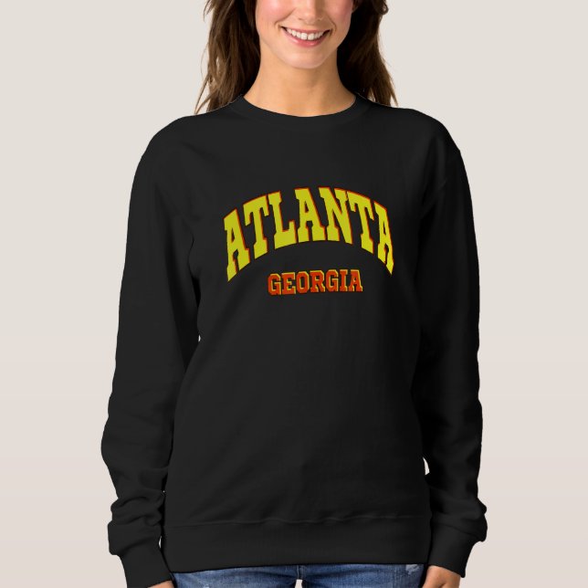 Camiseta Design Estadual Atlanta, Geórgia (Frente)