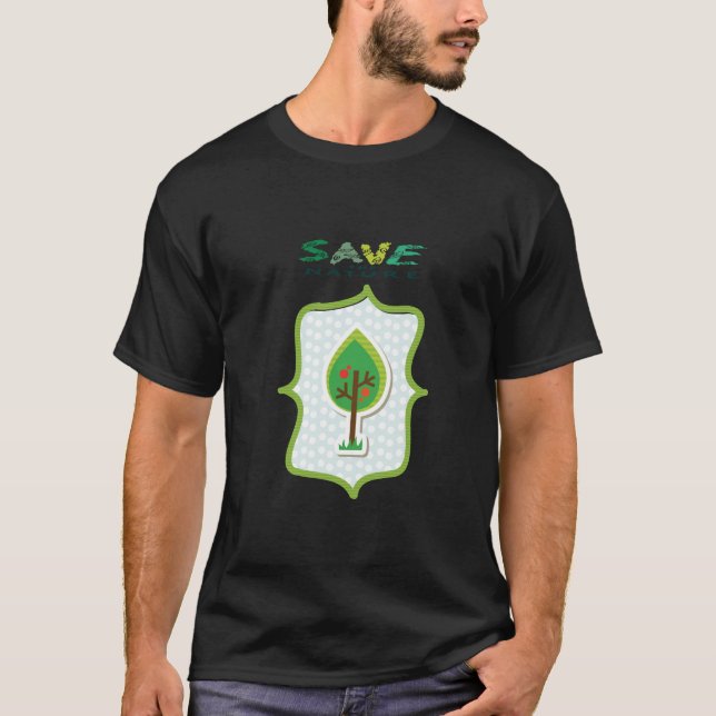 Camiseta Design Evergreen Amiga do Ambiente (Frente)
