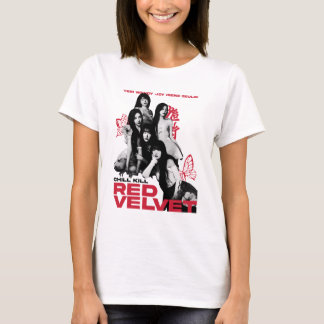 Camiseta Design Fanmade Do Veludo Vermelho Matar De Enchime
