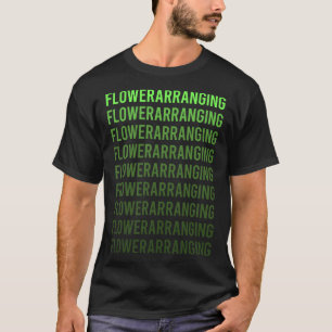 Camiseta Design Flor de Disposição Floral