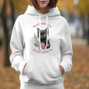 Camiseta Design Floral de Gato Gato Gato Gato Bastante e Cr