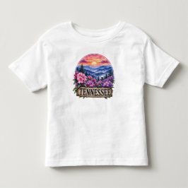 Camiseta Design Floral do Estado do Tennessee