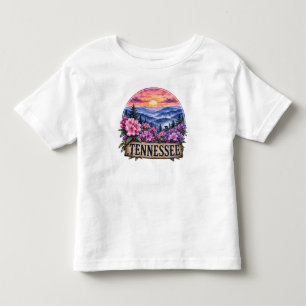 Camiseta Design Floral do Estado do Tennessee