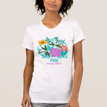 design floral elegante de 40 anos - ano personaliz