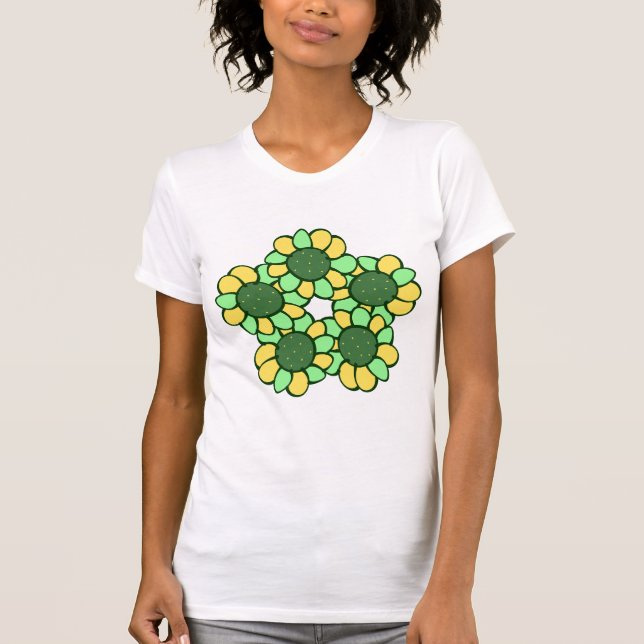Camiseta Design Floral estético Belo Flor (Frente)