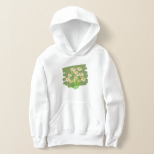 Camiseta Design Floral Rústico em Fundo Verde
