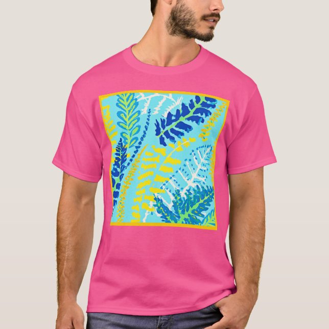 Camiseta Design Floral vibrante (Frente)