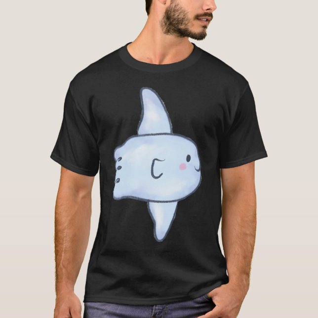 Camiseta Design fofo de Mola Mola (Frente)