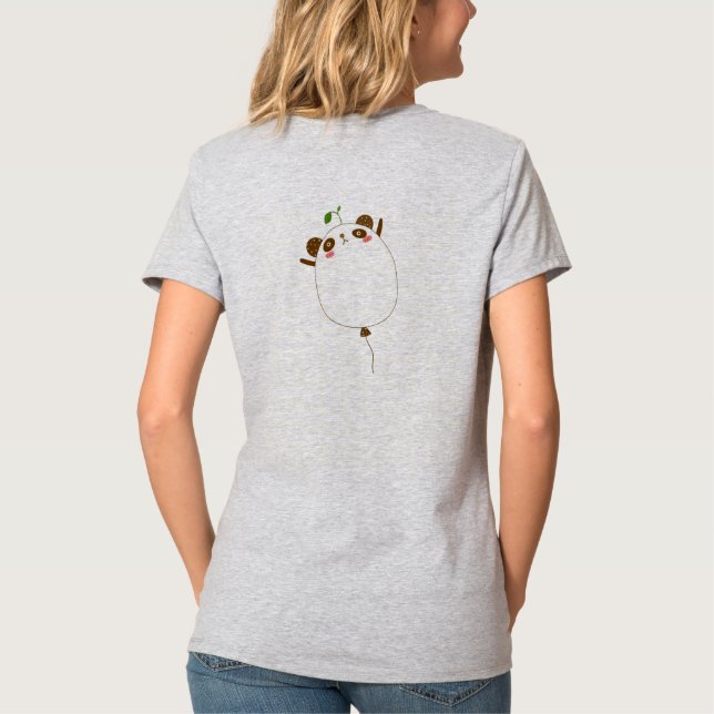 Camiseta Design Fofo Panda (Verso)