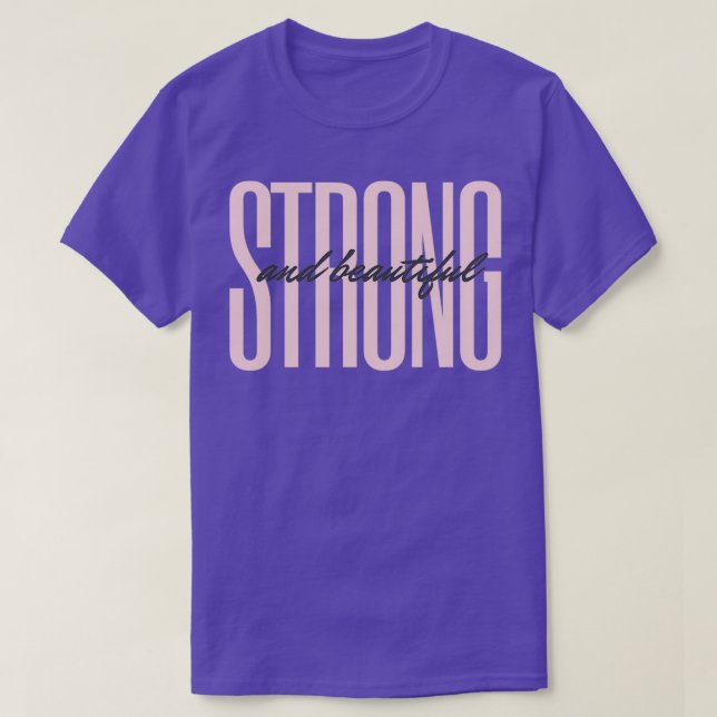 Camiseta Design forte e bonito (Frente do Design)