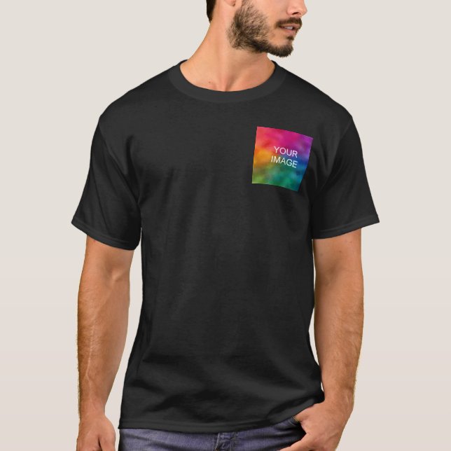 Camiseta Design frontal Adicionar Modelo de imagem de subst (Frente)